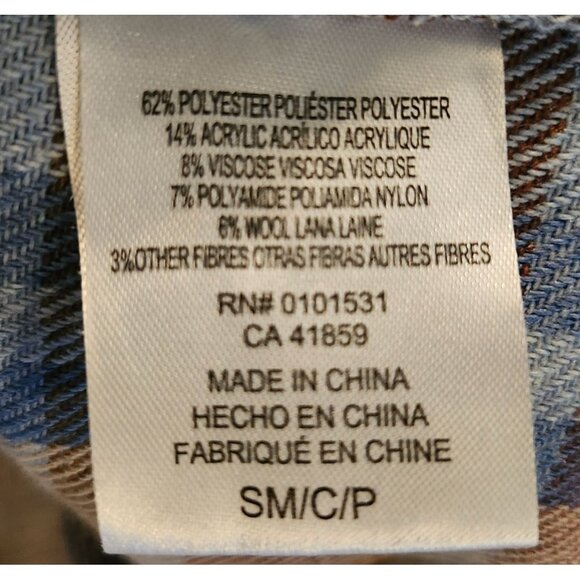 Small Ford Official Licensed Product Plaid Flannel Shirt with Bronco Truck Print - Picture 12 of 13